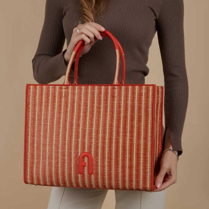 Furla Γυναικεία Shopper Τσάντα Πορτοκαλί WB00255BX04721573S