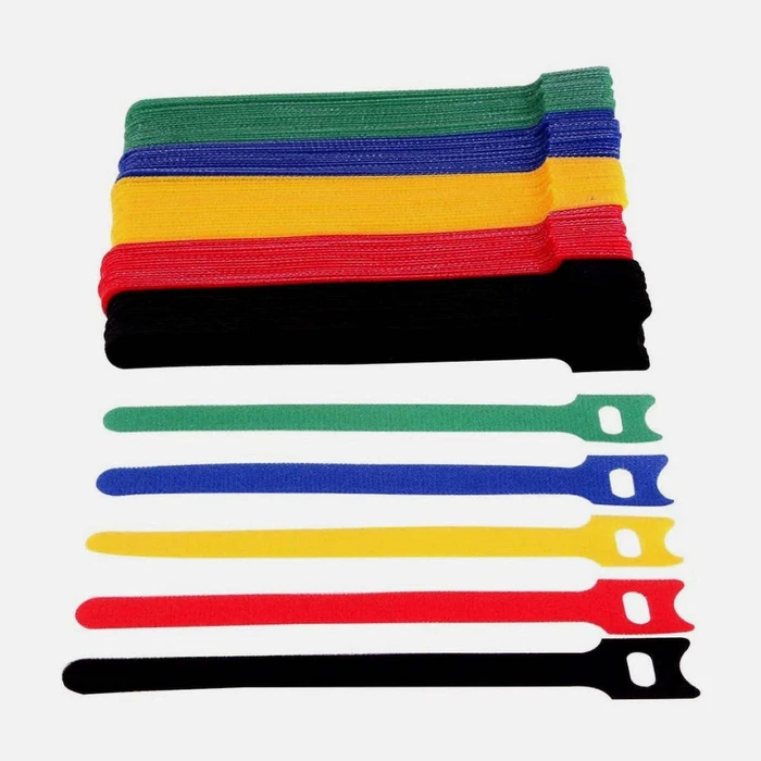Techly Velcro Καλωδίων 12mm x 150mm Πολύχρωμο (10τμχ) - ISWT-VEL10-COLT