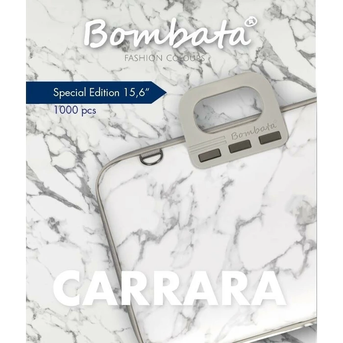 Bombata Carrara Limited Edition Τσάντα Ώμου / Χειρός για Laptop 15.6" σε Λευκό χρώμα