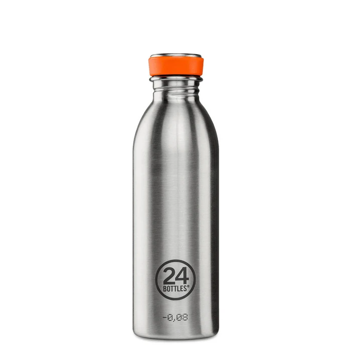 24Bottles Urban Bottle Brushed Steel, 500 ml