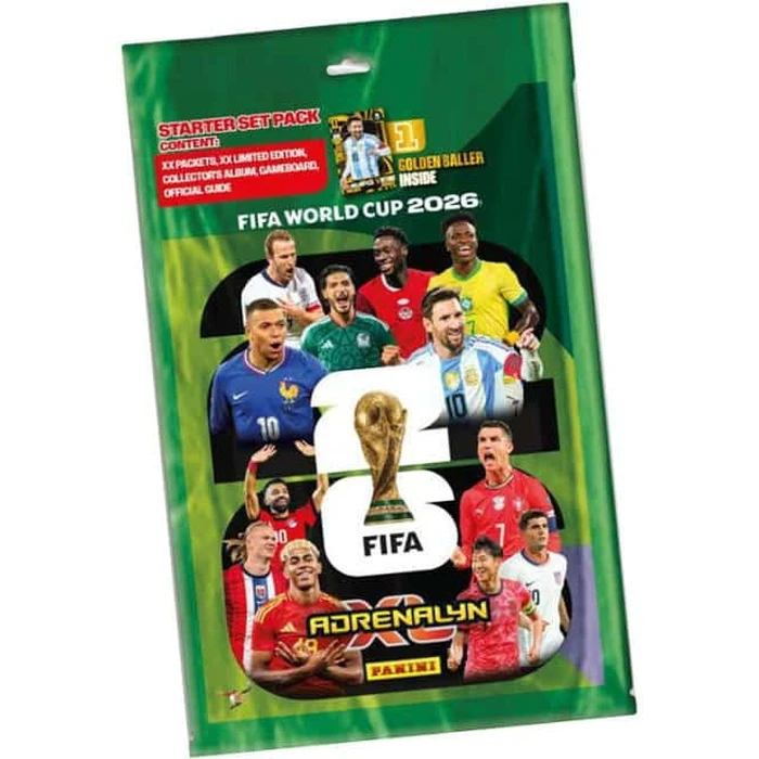 PANINI Συλλεκτικά Κάρτες Panini Adrenalyn XL Fifa World Cup 2026 Mega Starter Pack
