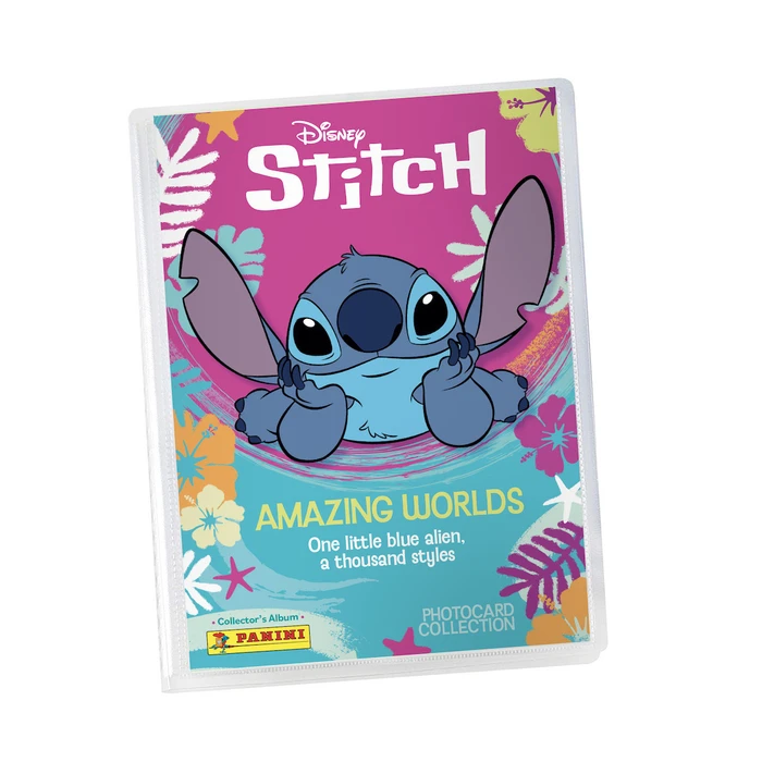Panini Disney Stitch Photocard Binder 36 Pages with Card Cases
