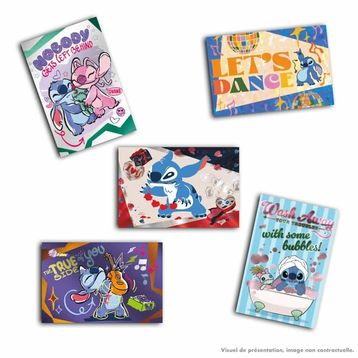 PANINI Φωτοκάρτες Disney Stitch Φάκελος με 3 Πακέτα των 5 Καρτών και 1 Limited Edition Card