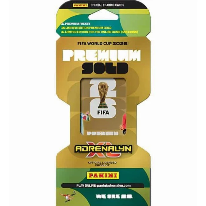 PANINI Συλλεκτικές Κάρτες Panini Adrenalyn XL Fifa World Cup 2026 Premium Gold Blister Pack