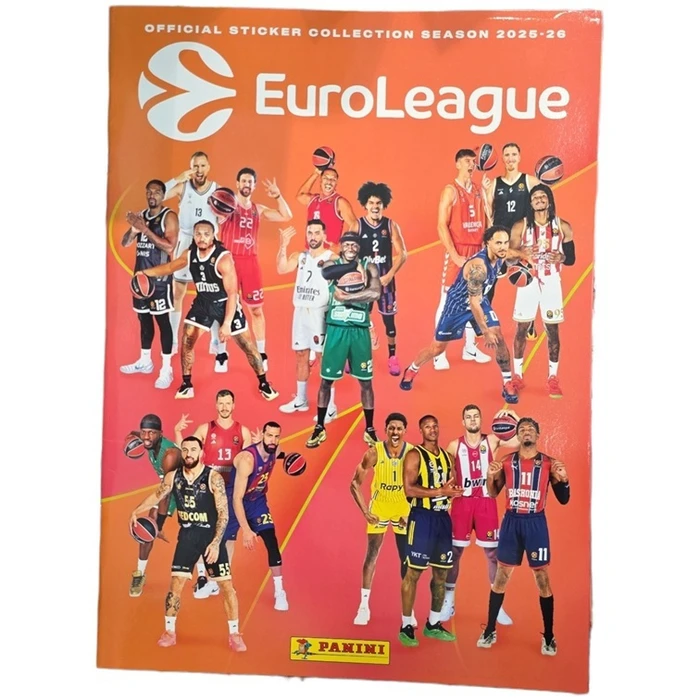 PANINI Panini Euroleague 2026 Sticker Starter Pack Album and 4 Packs of 5 Stickers