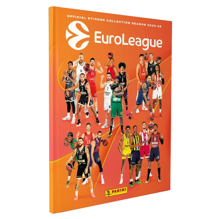 PANINI Συλλεκτικό ʼλμπουμ Αυτοκόλλητων Euroleague 2026 Σκληρό Εξώφυλλο 56 Σελίδες