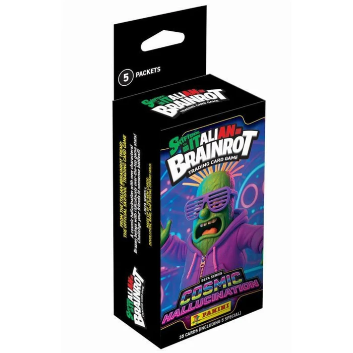 PANINI Φυλλάδια Συλλεκτικών Καρτών Italian Brainrot 2 Beta Series Cosmic Hallucination Ecoblister