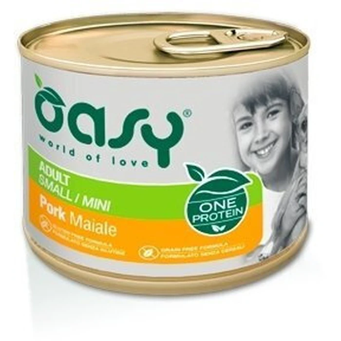 Oasy 0.2kg Wet Food for Adult Small Breed Dogs with Wild Boar