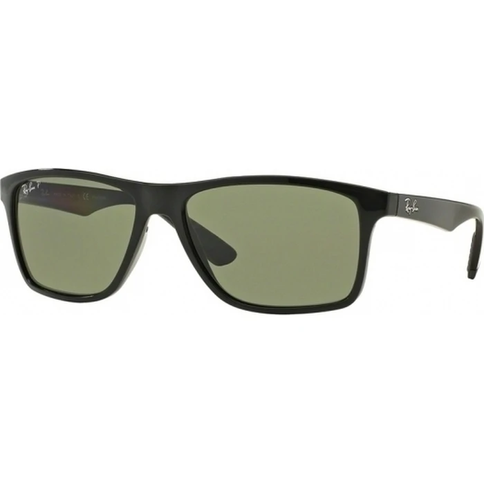 Ray Ban Ανδρικά Γυαλιά Ηλίου RB4234 601/9A 58mm Μαύρο Κοκκάλινο Σκελετό Πράσινοι Polarized Φακοί