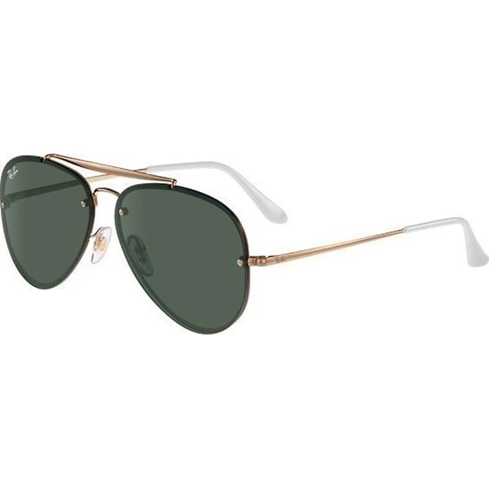 Ray Ban Blaze Aviator Ανδρικά Γυαλιά Ηλίου RB3584N 9050/71 Χρυσός Μεταλλικός Σκελετός Πράσινος Polarized Φακός