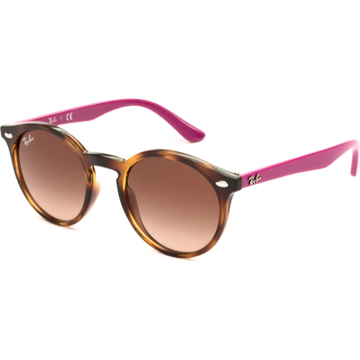 Ray Ban Άθραυστα Στρογγυλά Παιδικά Γυαλιά Ηλίου Καφέ RJ9064S-44