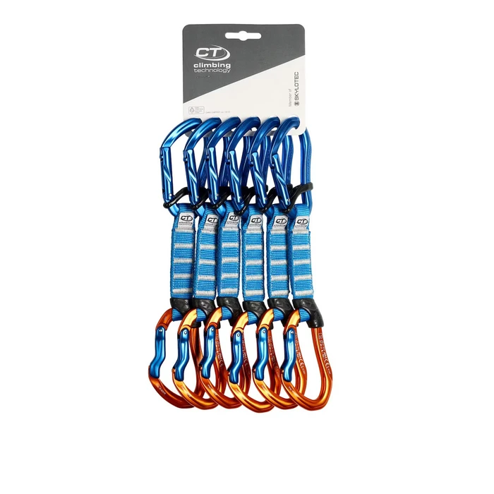 Climbing Technology Skylotec Morfo Set Ul Pro 12 cm Σετ Quickdraws 6 τεμχ Μπλε/Πορτοκαλί