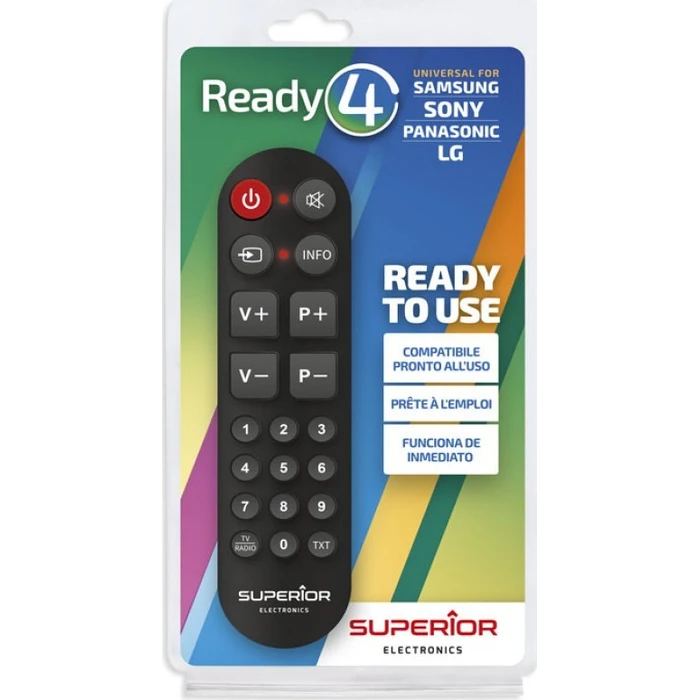 Universal TV Remote Control SUPERIOR READY5