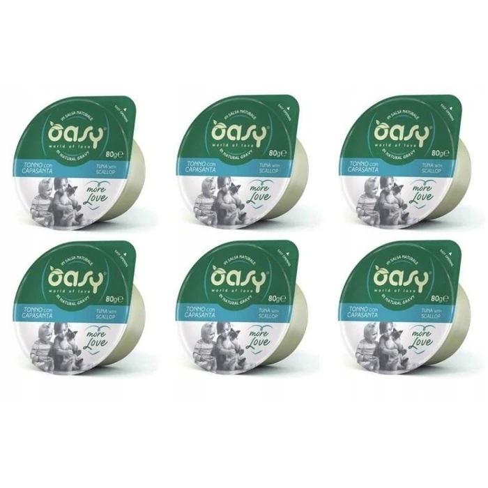 Oasy Love Υγρή Τροφή για Γάτες με Τόνο 70 gr