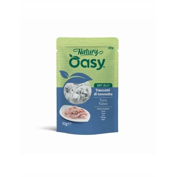Oasy Υγρή Τροφή για Γάτες με Τόνο 70 gr