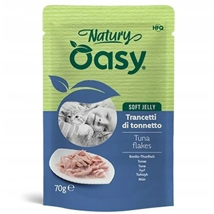 Oasy Υγρή Τροφή για Γάτες με Τόνο 70 gr
