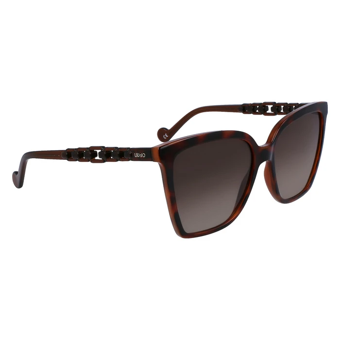 Liu Jo Γυναικεία Γυαλιά Ηλίου με Καφέ Ταρταρούγα Κοκκάλινο Σκελετό και Καφέ Ντεγκραντέ Φακό LJ773S-240