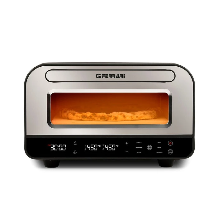 G3 Ferrari Pizza Oven Pizza Pro silver black G10204