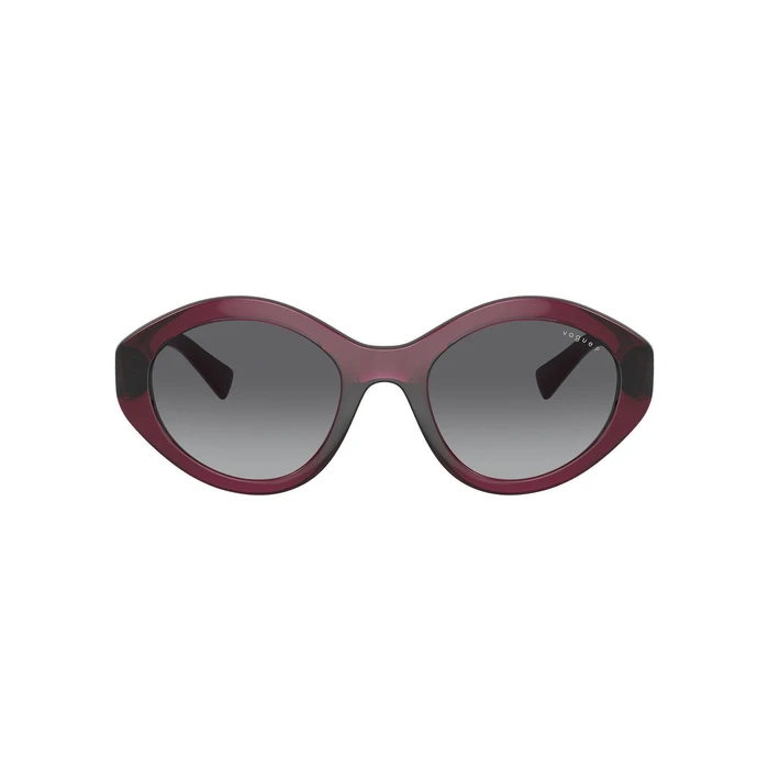 Vogue Γυναικεία Γυαλιά Ηλίου με Μπορντό Κοκκάλινο Σκελετό και Γκρι Ντεγκραντέ Φακό VO5576SB 2989T3