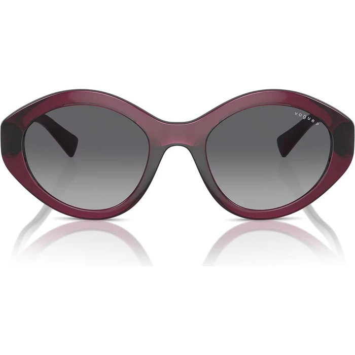 Vogue Γυναικεία Γυαλιά Ηλίου με Μπορντό Κοκκάλινο Σκελετό και Γκρι Ντεγκραντέ Φακό VO5576SB 2989T3