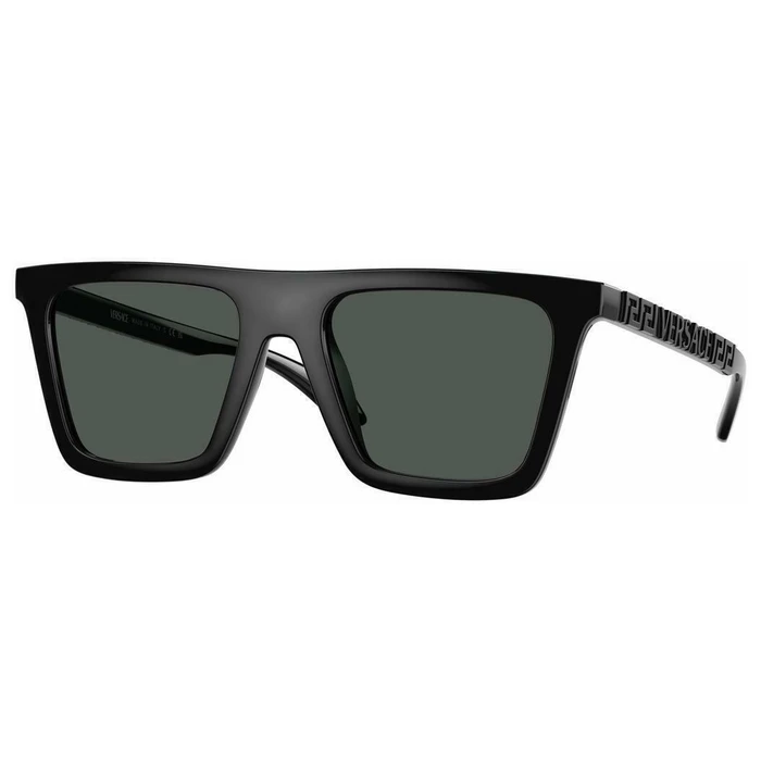 WOMEN Sunglasses VERSACE VE4468U GB1/87 – Black Acetate Frame, Dark Grey Lenses, 53/19/140 mm