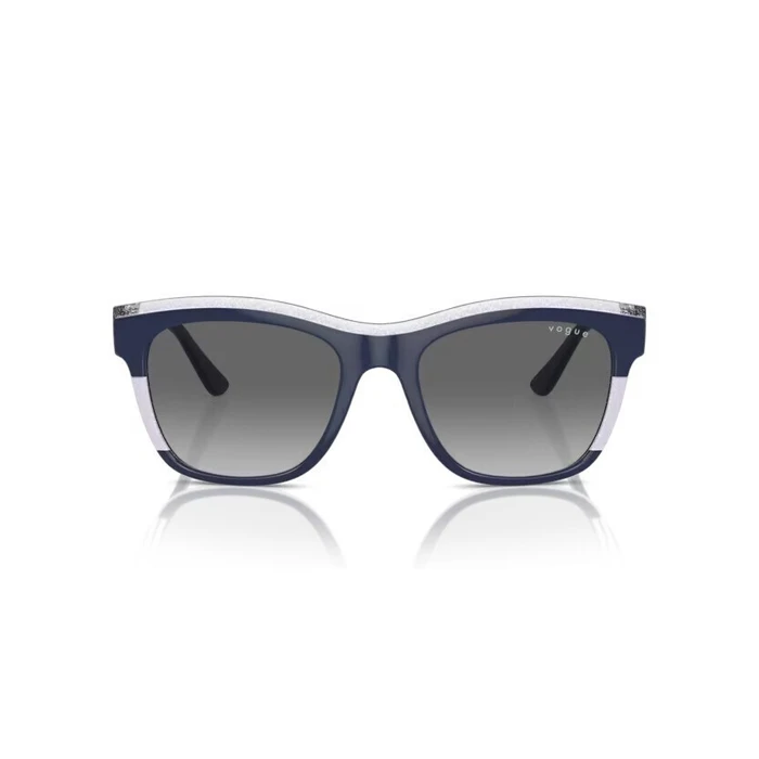 Vogue Γυναικεία Γυαλιά Ηλίου με Μπλε Κοκκάλινο Σκελετό και Γκρι Ντεγκραντέ Φακό VO5557S 313711
