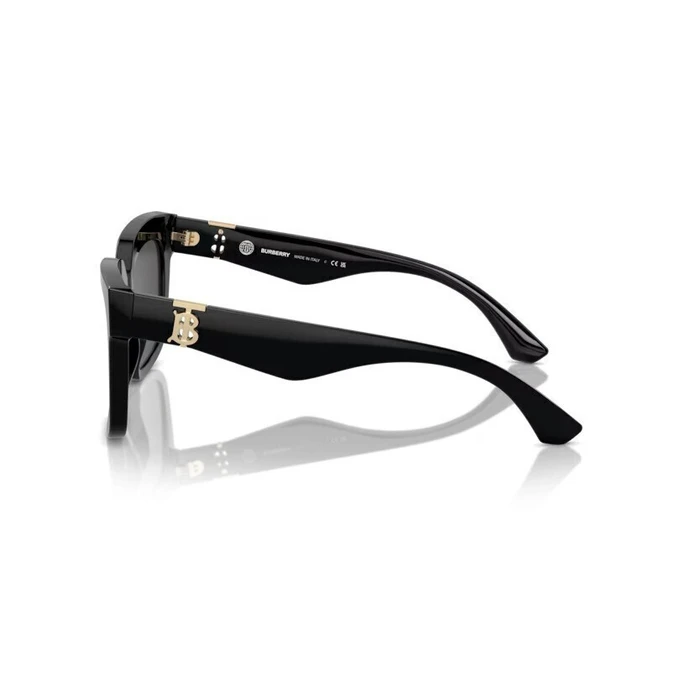 Burberry Unisex Γυαλιά Ηλίου BE4419-300187 Μαύρος Κοκκάλινος Σκελετός, Γκρι Φακοί (54/18/140)