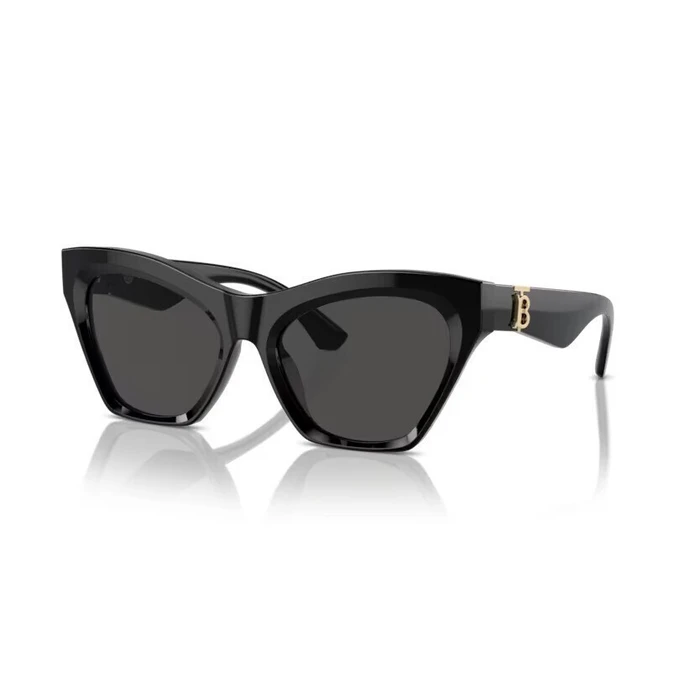 Burberry Unisex Γυαλιά Ηλίου BE4420U 300187 - Μαύρος Κοκκάλινος Σκελετός, Γκρι Φακοί, 55/18/140