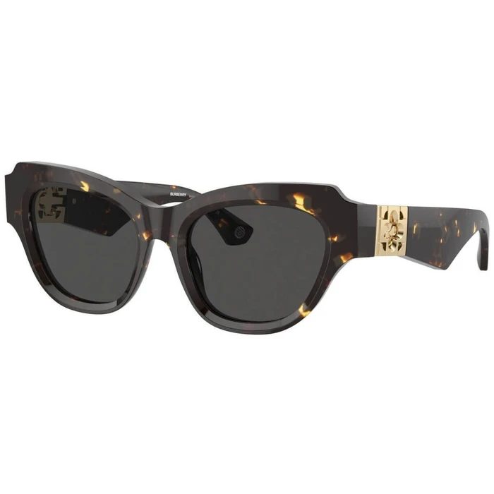 BURBERRY Γυναικεία Γυαλιά Ηλίου BE4423-410687 (Καφέ ταρταρούγα κοκκάλινος σκελετός, Γκρι φακοί, 52/18/130)