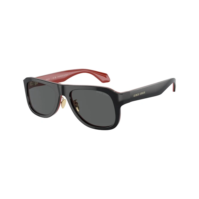 Giorgio Armani Men's Sunglasses AR8209-6069B1 Black Acetate Frame Black Lens 54/19/140 mm