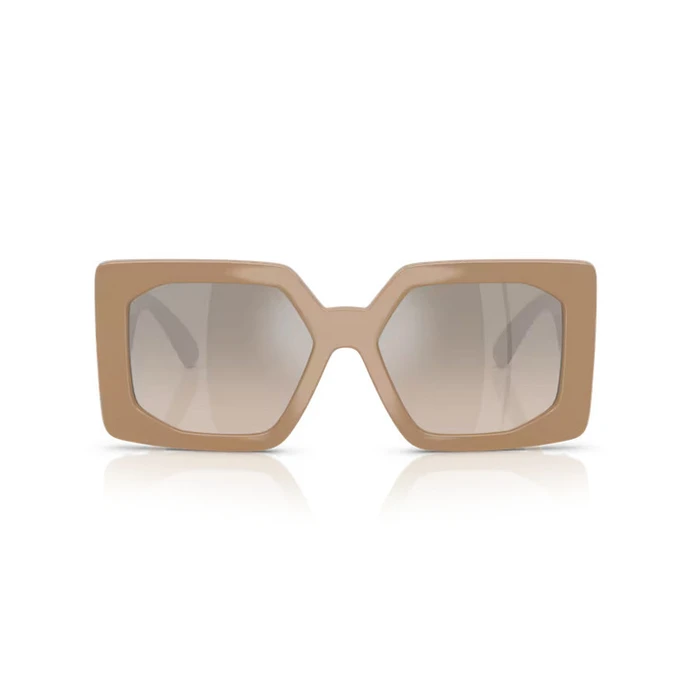 Versace Women's Sunglasses VE4478U 549961 - Beige Acetate Frame, Brown Gradient Lenses