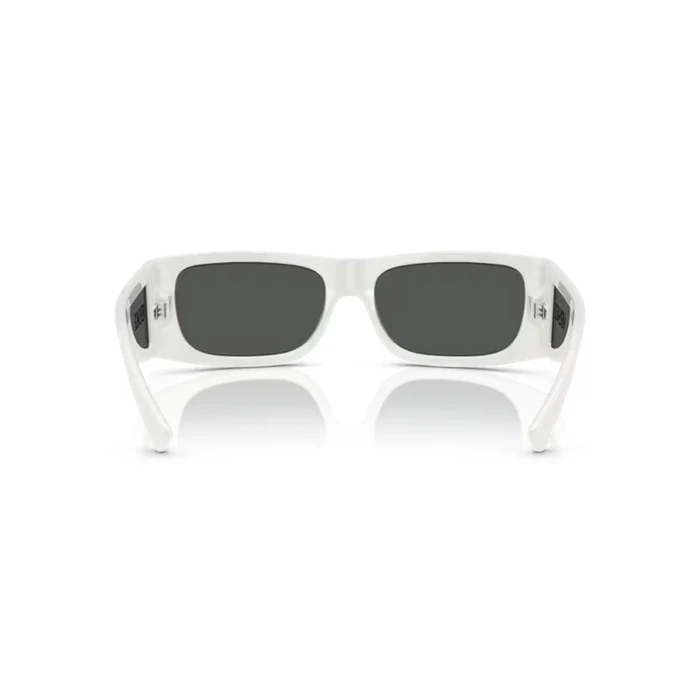 VERSACE Γυαλιά Ηλίου Unisex VE4482-314-87 Λευκό Κοκκάλινο Σκελετό Γκρι Φακός 57/16/135