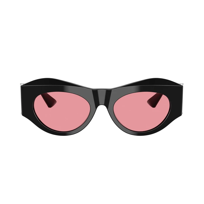 Versace Women Sunglasses VE4477U 532084 — Black Acetate Frame, Pink Lens (52/19/135 mm)