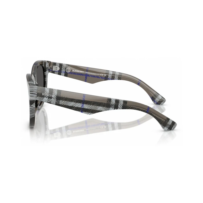 Burberry Women's Sunglasses BE4432U 4787 - Grey Acetate Frame, Grey Lenses (54/19/140 mm)