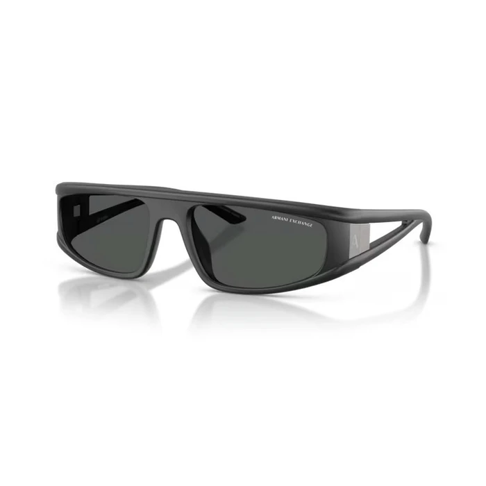 Armani Exchange Ανδρικά Γυαλιά Ηλίου με Μαύρο Κοκκάλινο Σκελετό και Γκρι Φακό AX4159SU 838487