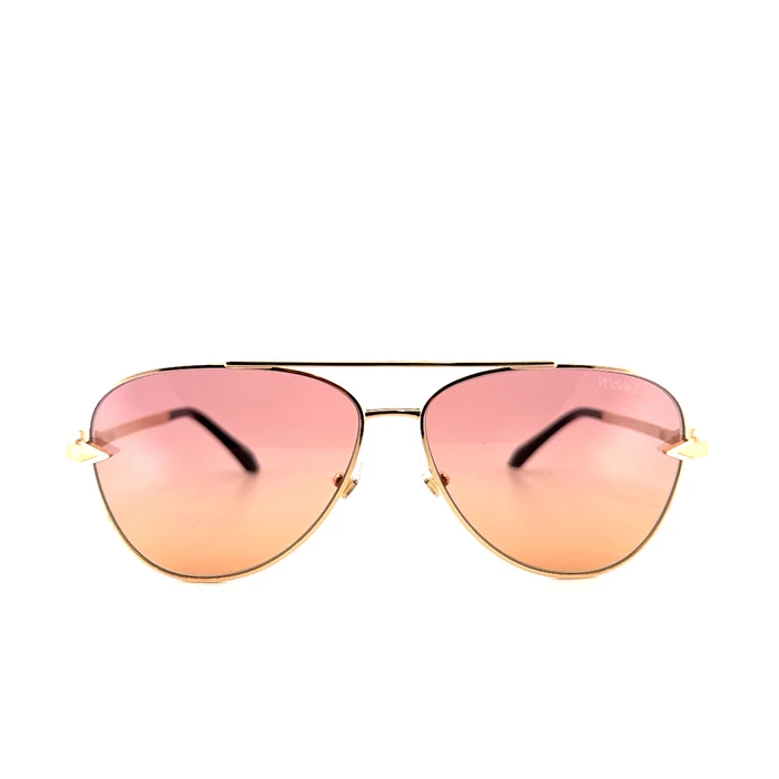 Versace Unisex Γυαλιά Ηλίου με Χρυσό Μεταλλικό Σκελετό VE2283-1002EL