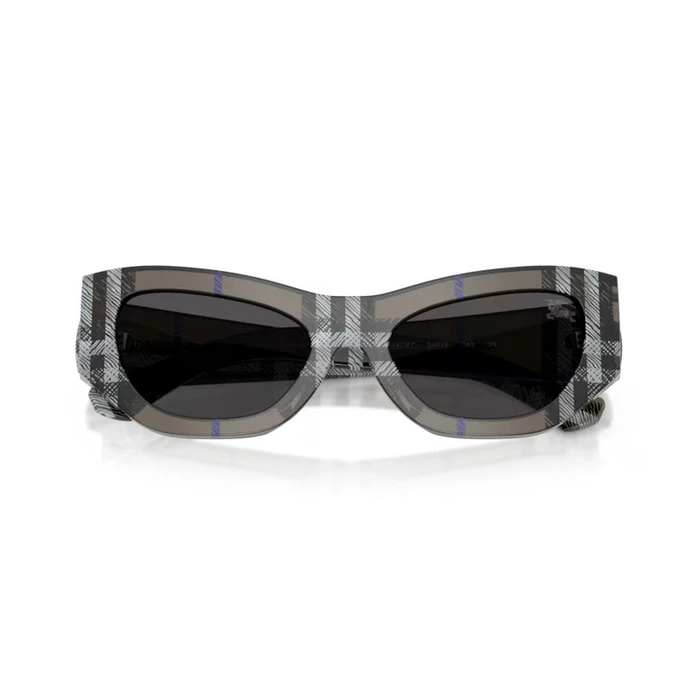 Burberry Γυναικεία Γυαλιά Ηλίου BE4450U 414787 Πολύχρωμος Κοκκάλινος Σκελετός Γκρι Φακοί 54/19/140