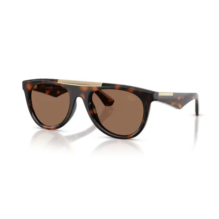 Burberry Unisex Γυαλιά Ηλίου BE4452U 300273 — Καφέ ταρταρούγα κοκκάλινος σκελετός, Καφέ φακοί, Μέγεθος 53/21/145
