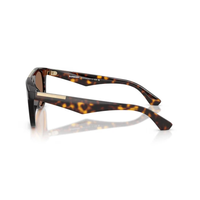 Burberry Unisex Γυαλιά Ηλίου BE4452U 300273 — Καφέ ταρταρούγα κοκκάλινος σκελετός, Καφέ φακοί, Μέγεθος 53/21/145