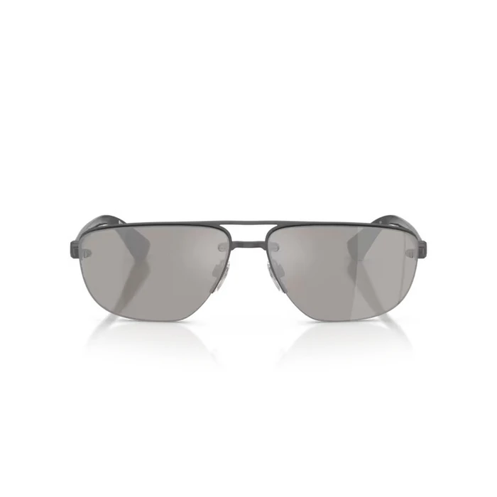 Burberry Ανδρικά Γυαλιά Ηλίου BE3164-13166G Μαύρος Μεταλλικός Σκελετός / Γκρι Φακοί (62/15/140 mm)