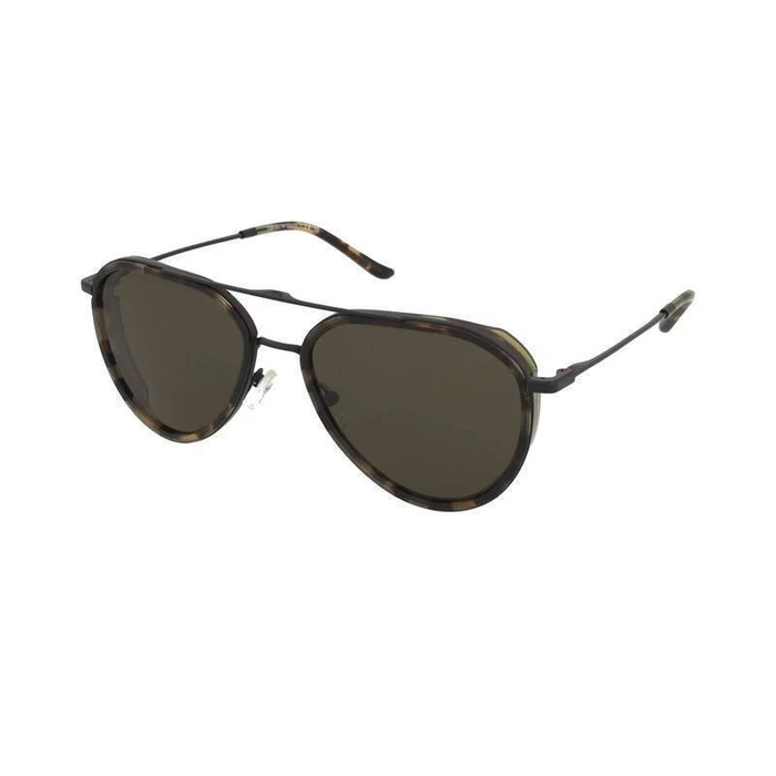 Emporio Armani Ανδρικά Γυαλιά Ηλίου EA2163-300171 Καφέ Ταρταρούγα Μεταλλικό Σκελετό Καφέ Φακό 56/18/145