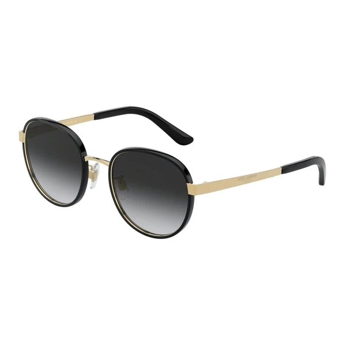 Dolce & Gabbana Women's Sunglasses DG2227J 02/8G - Black Frame, Gradient Grey Lenses