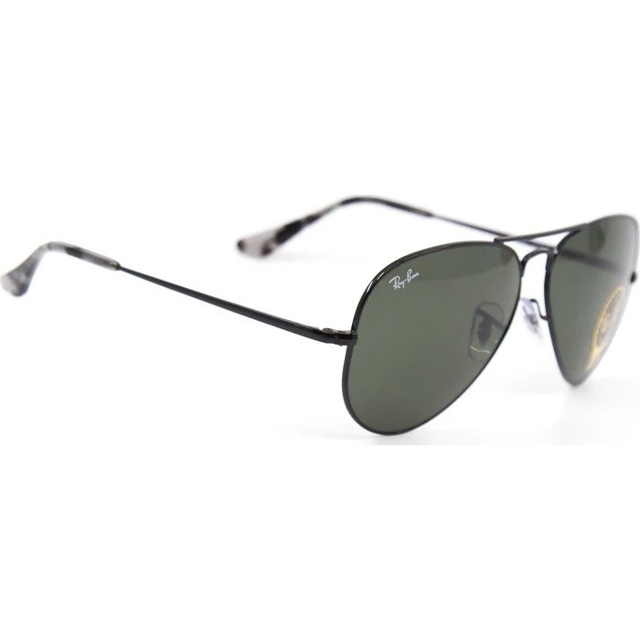 Ray Ban Aviator Metal II Unisex Γυαλιά Ηλίου με Μαύρο Μεταλλικό Σκελετό και Πράσινο Φακό RB3689 9148/31