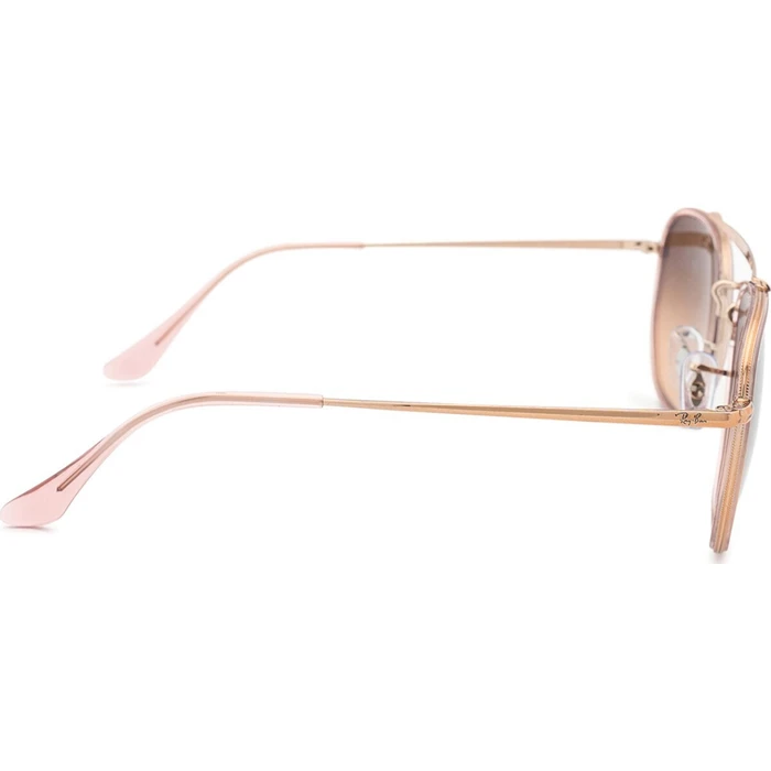 Ray Ban The Marshal II Unisex Γυαλιά Ηλίου με Ροζ Χρυσό Μεταλλικό Σκελετό και Καφέ Φακό RB3648M 9069/A5