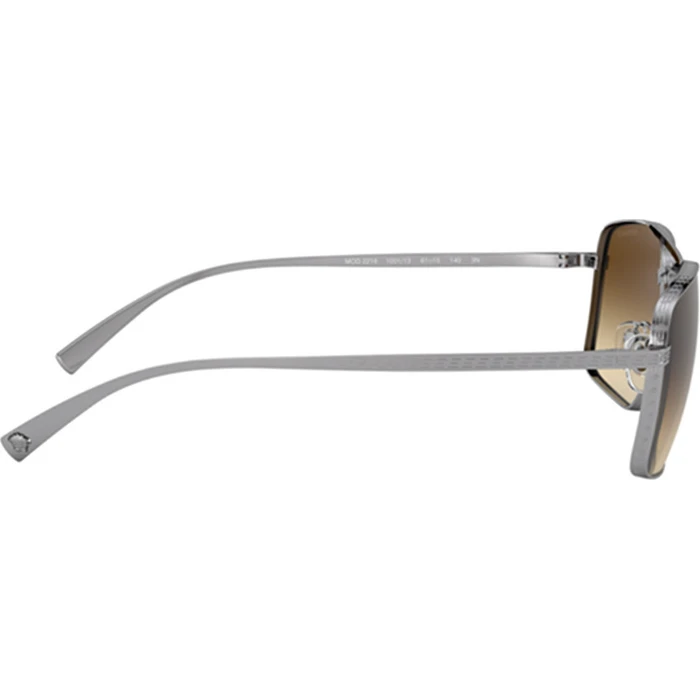Versace Ανδρικά Γυαλιά Ηλίου με Γκρι Μεταλλικό Σκελετό και Γκρι Φακό VE2216 100113