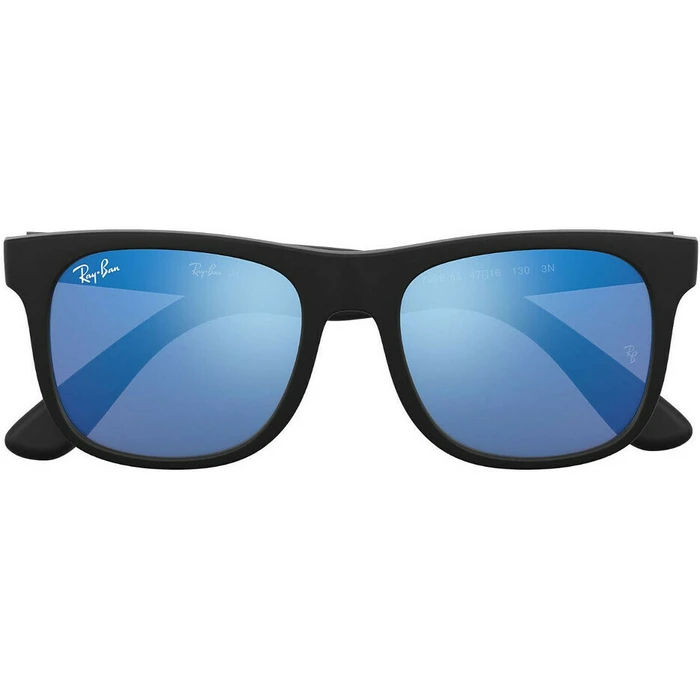 Ray Ban Παιδικά Γυαλιά Ηλίου Άθραυστα Τετράγωνα με Μπλε Καθρέφτη Φακό, 7-11 ετών - RJ9069S-702855-48