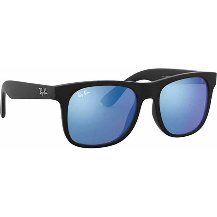 Ray Ban Παιδικά Γυαλιά Ηλίου Άθραυστα Τετράγωνα με Μπλε Καθρέφτη Φακό, 7-11 ετών - RJ9069S-702855-48