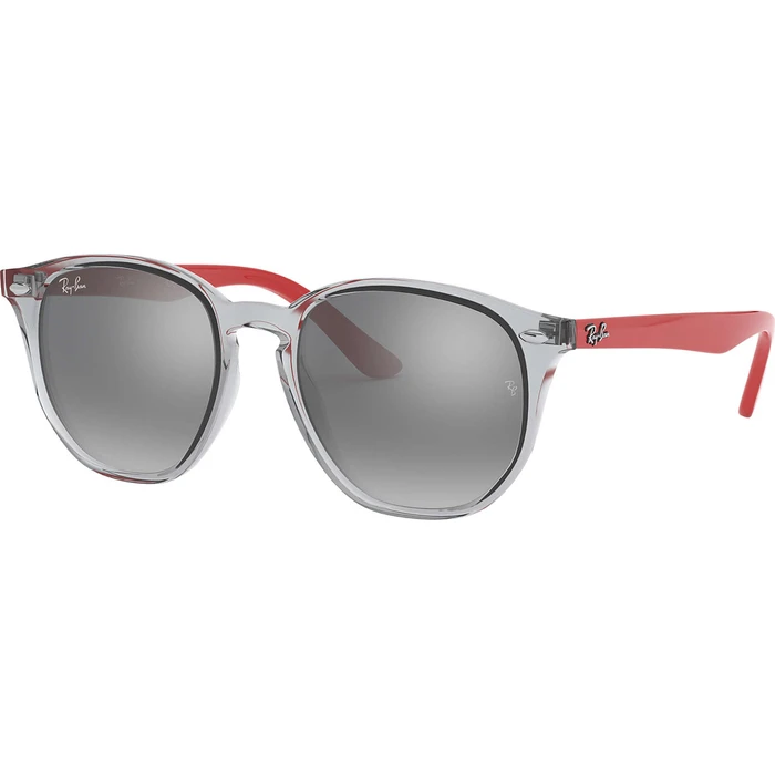 Ray Ban Άθραυστα Τετράγωνα Παιδικά Γυαλιά Ηλίου με Καθρέφτη Φακό Διάφανα