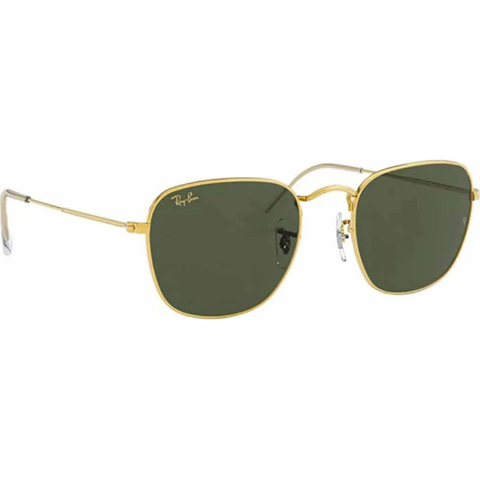 Ray Ban Frank Unisex Γυαλιά Ηλίου RB3857 919631 — Χρυσός Μεταλλικός Σκελετός, Πράσινος φακός G15, Μέγεθος 51/20/145
