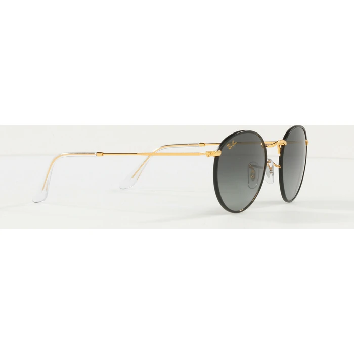 Ray Ban Round Metal Unisex Γυαλιά Ηλίου με Μαύρο Μεταλλικό Σκελετό και Μαύρο Ντεγκραντέ Φακό RB3447 9196/71